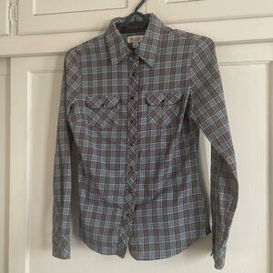 Paul & Joe x Target Plaid Long Sleeve Shirt. Pre-Owned.